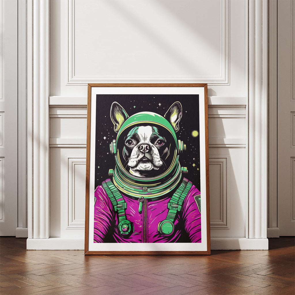 Boston Terrier Space Dogs Series image 4