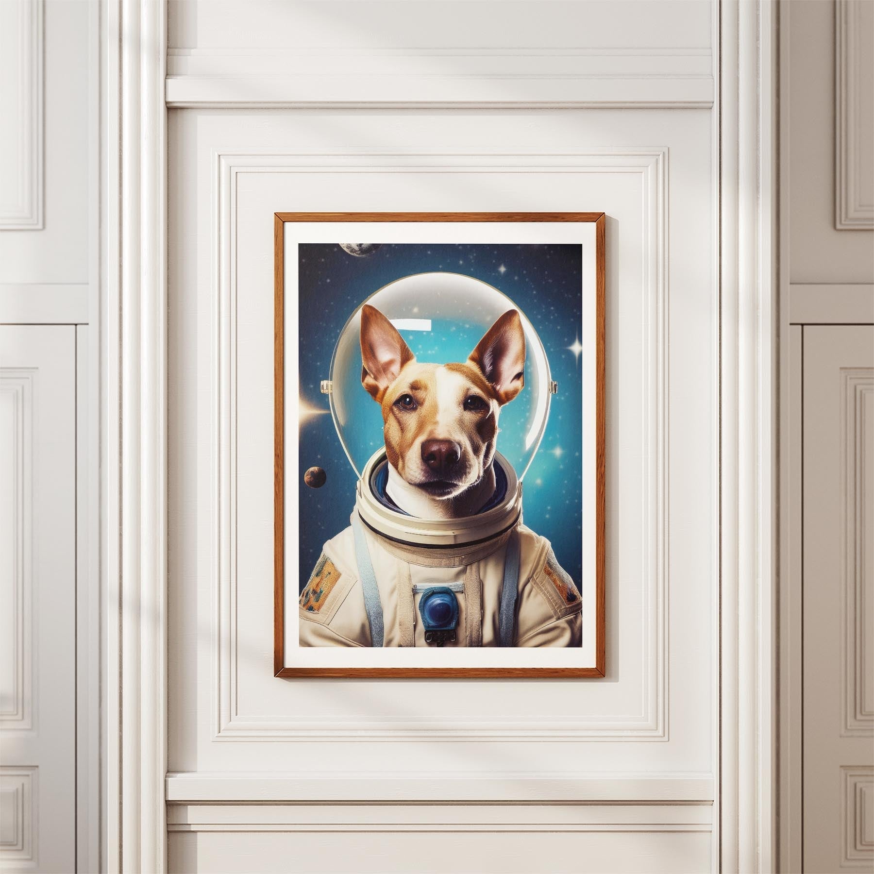 Bull Terrier Astronaut Dog Series image 3
