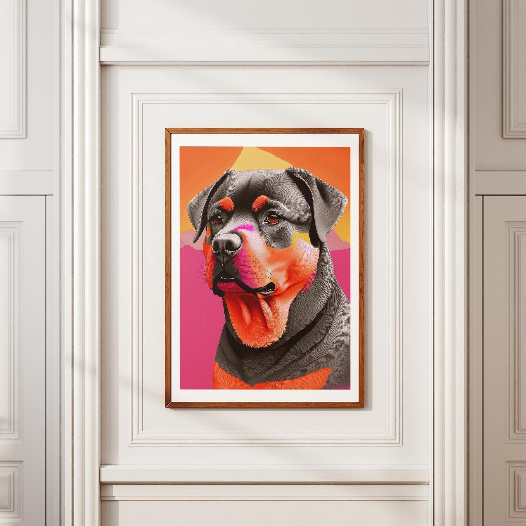 Rottweiler Modern Pop Dog Series image 3