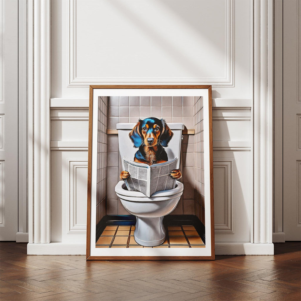 Dachshund Toilet Humour Dog Series 4 image 4