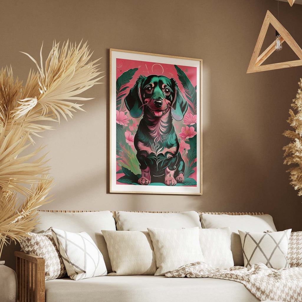 Dachshund Flowery Dog image 5