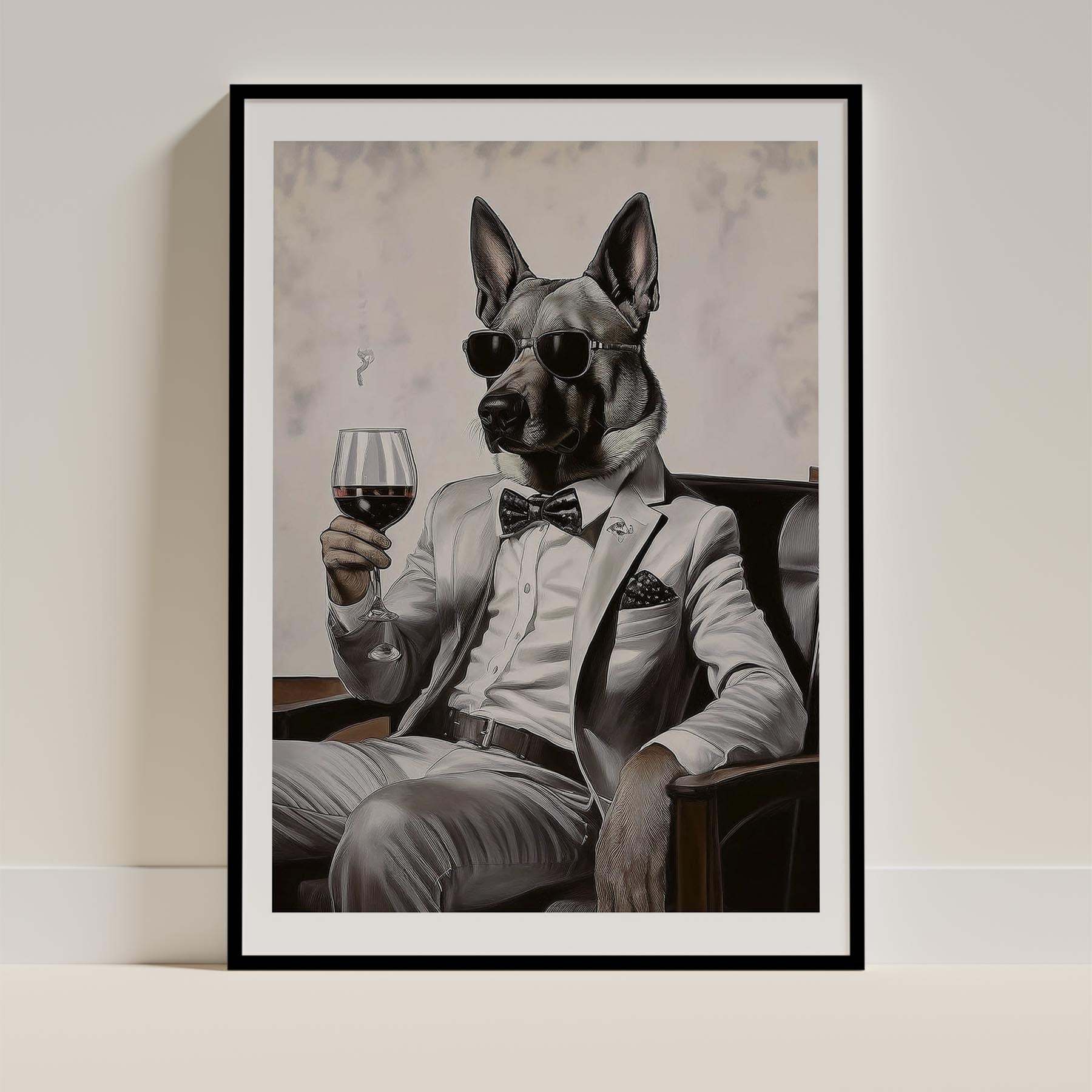 German Shepherd Dog Art Print Unframed Vol 1 | 11 Unique Designs | Wall Art Gift for Dog Lovers - Image 4 | Dogsy & Co
