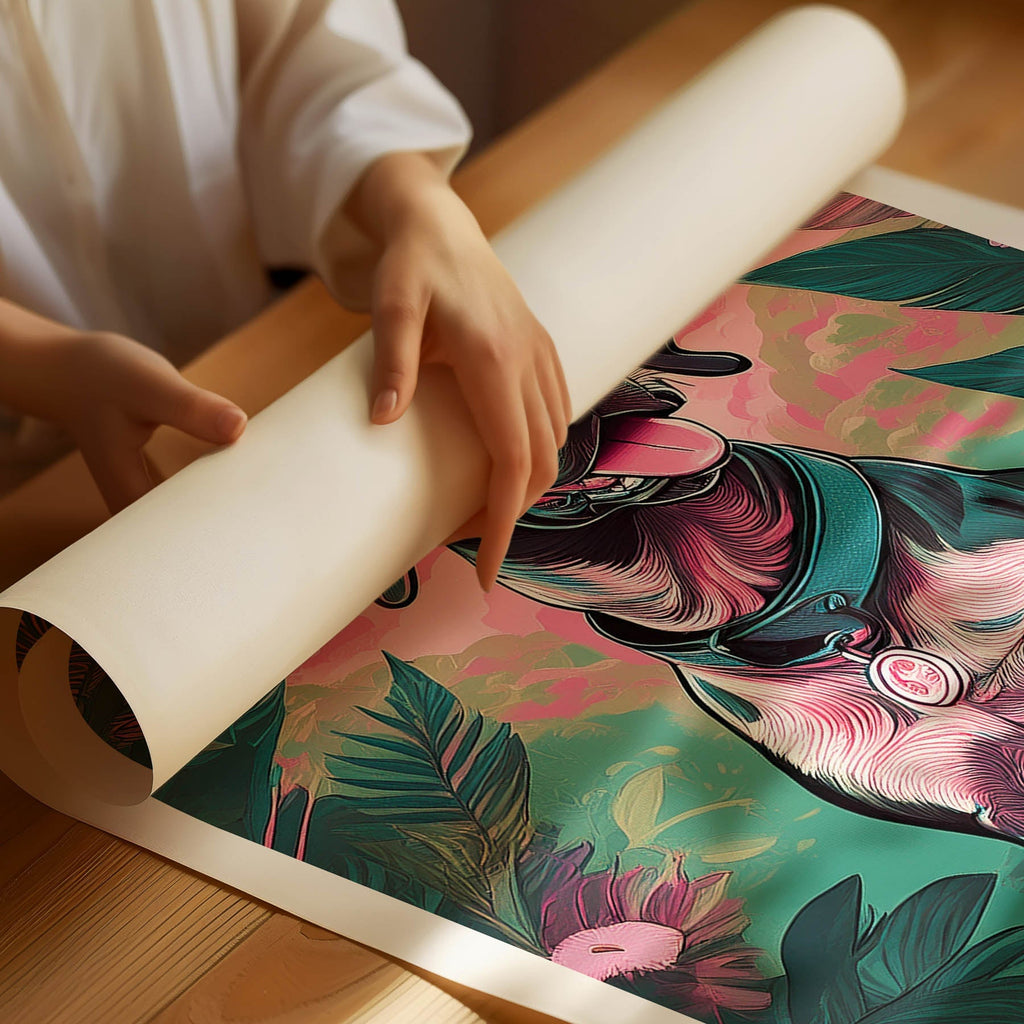 German Pointer Flowery Dog image 1