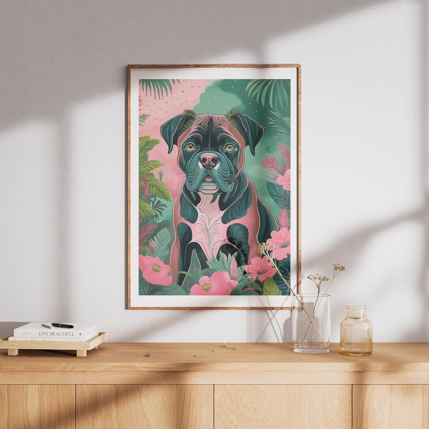 Boxer Flowery Dog image 8