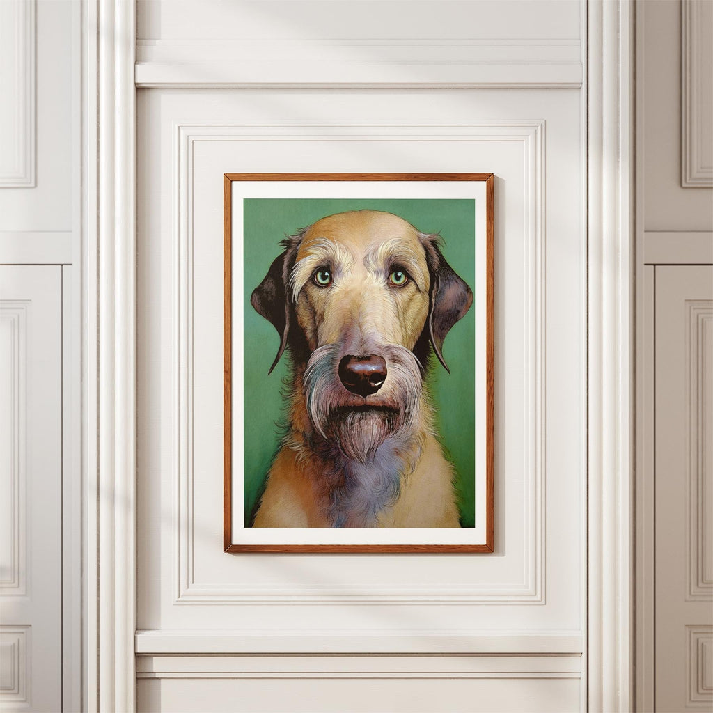 Irish Wolfhound Green Painted Series image 3