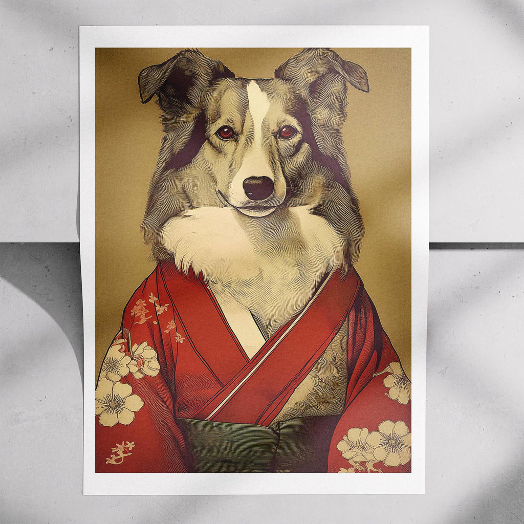 Shetland Sheepdog Japanse Kimono Dog Series image 7