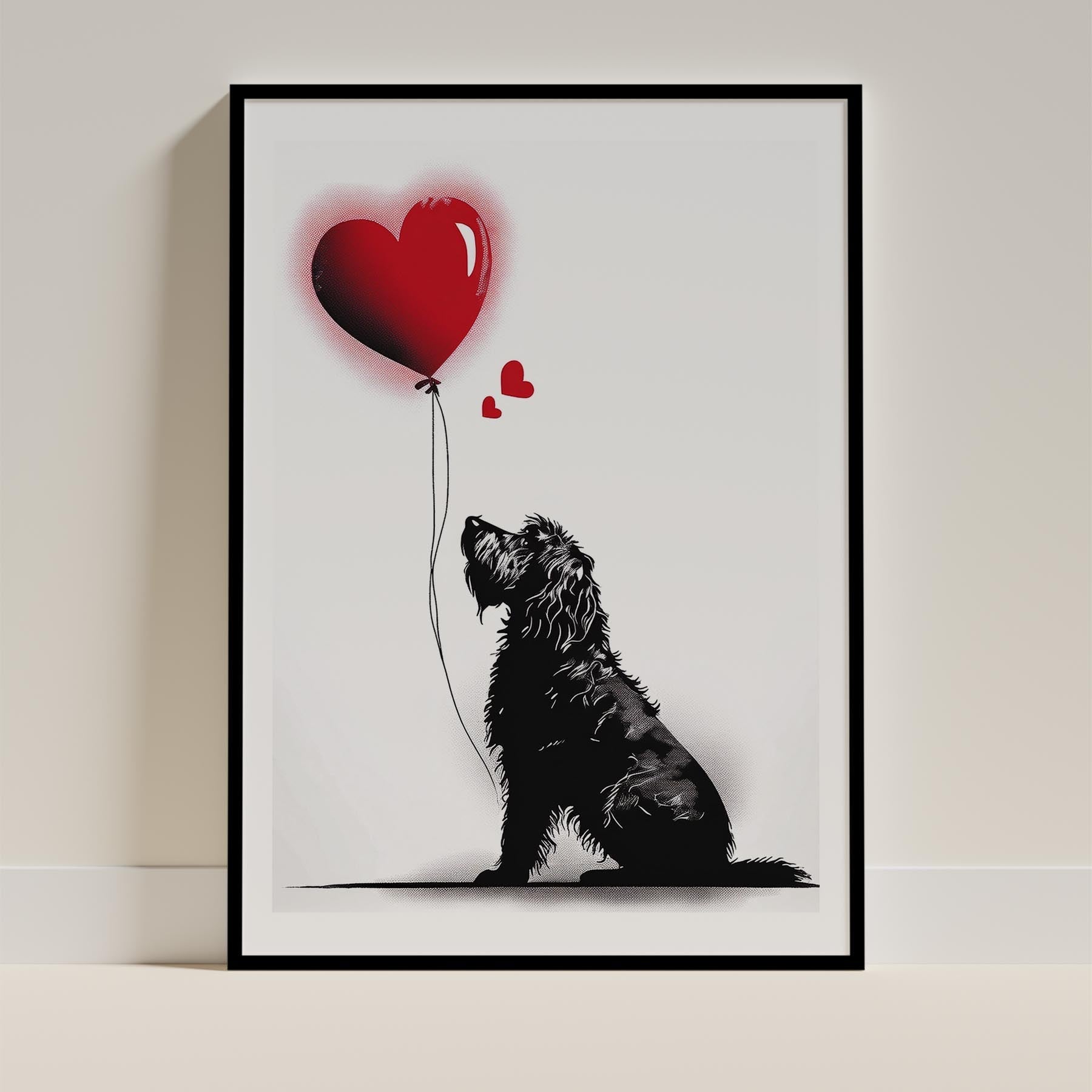 Old English Sheepdog DOGSY Series inspired by the Art of Banksy image 11