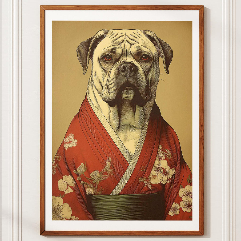 Bullmastiff Japanse Kimono Dog Series image 10