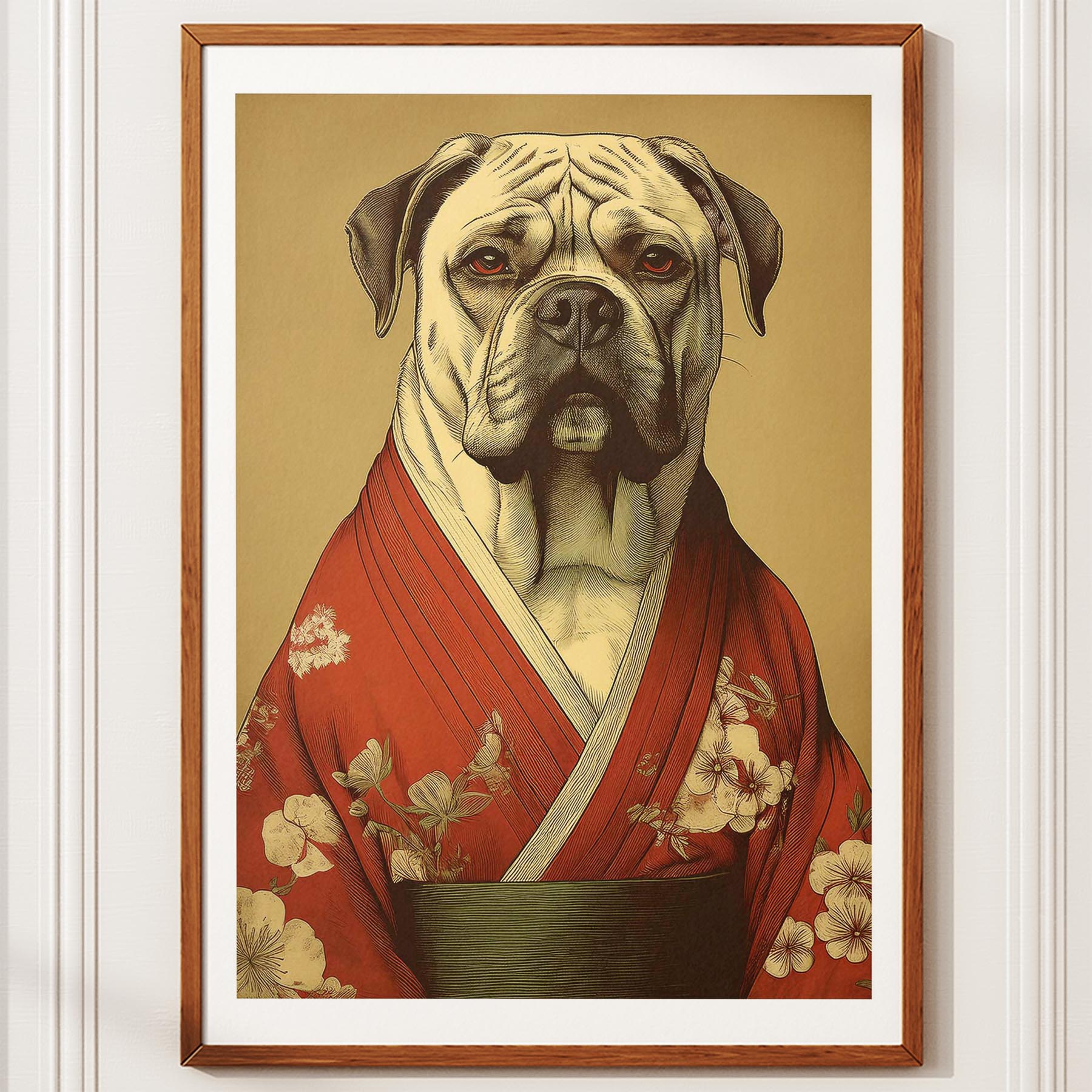 Bullmastiff Japanse Kimono Dog Series image 10