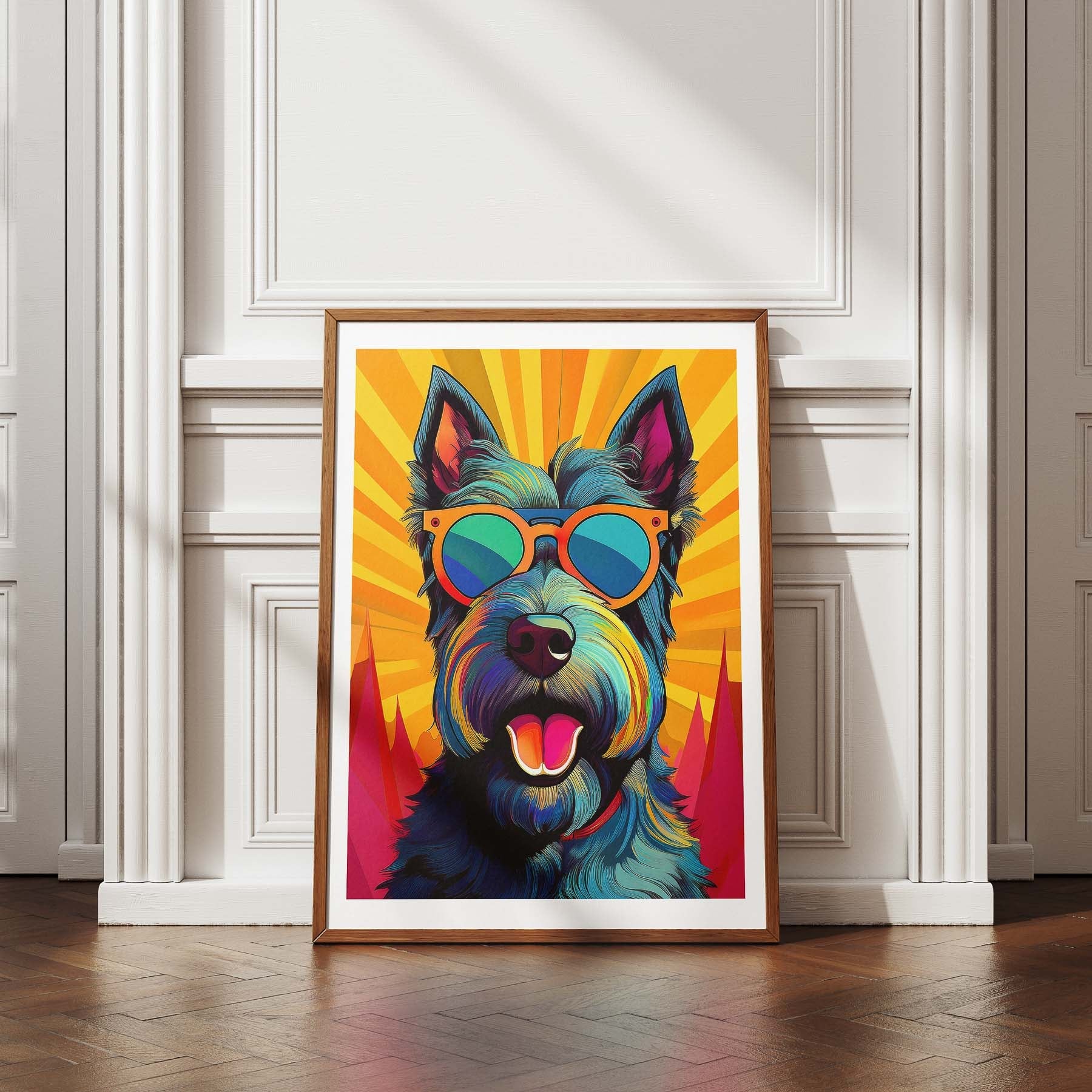 Scottish Terrier In Colourful Sunnies 1 image 4