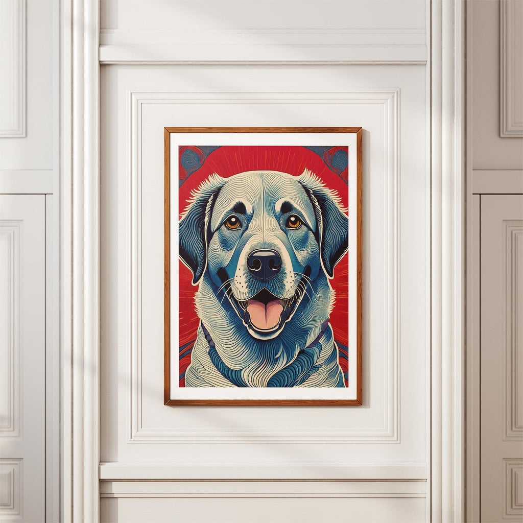 Labrador Retriever Hokusai Japanese Inspired Dog Series 1 image 3