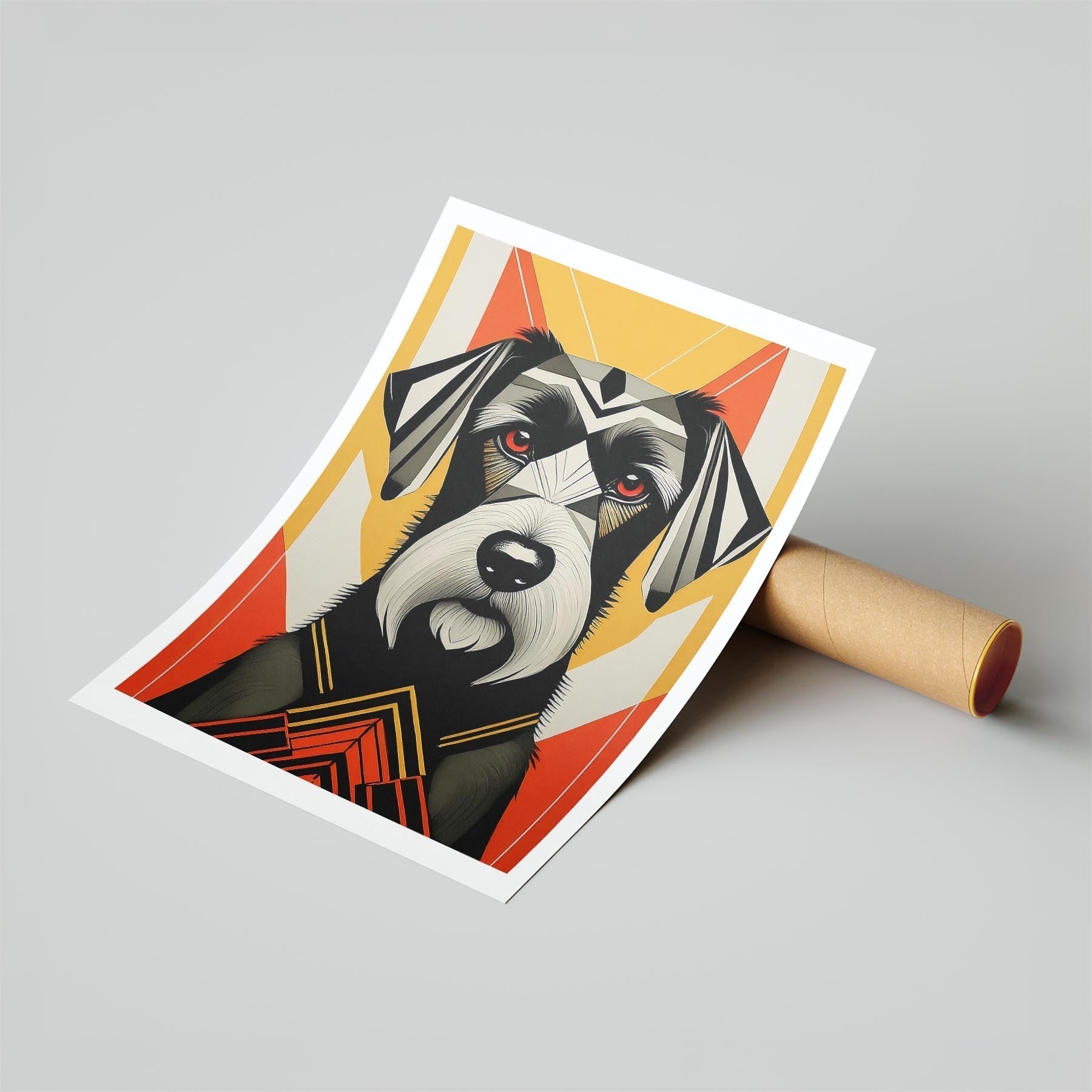 Scottish Deerhound Dog Art Print Unframed | 5 Unique Designs | Wall Art Gift for Dog Lovers - Image 3 | Dogsy & Co
