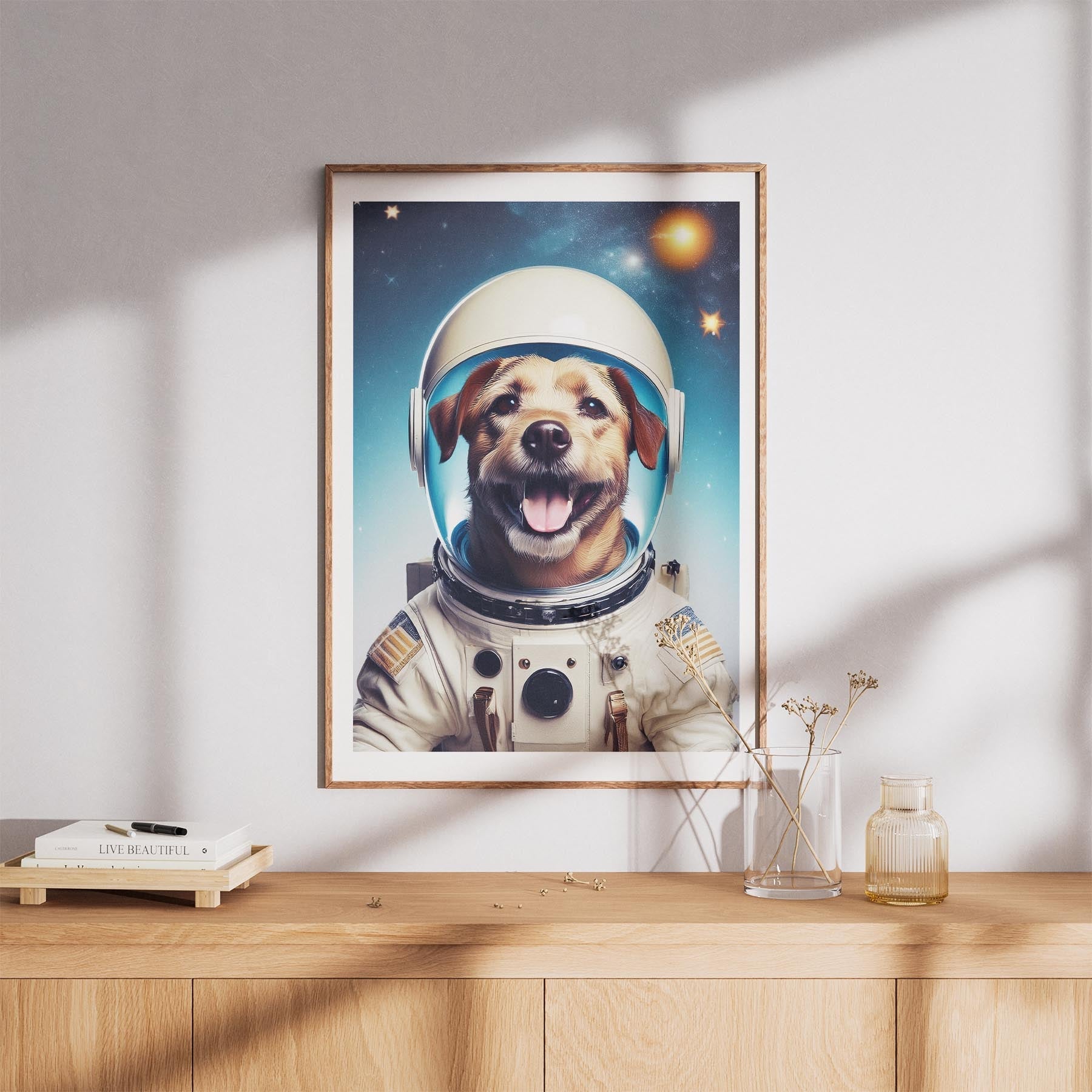 Border Terrier Astronaut Dog Series image 8