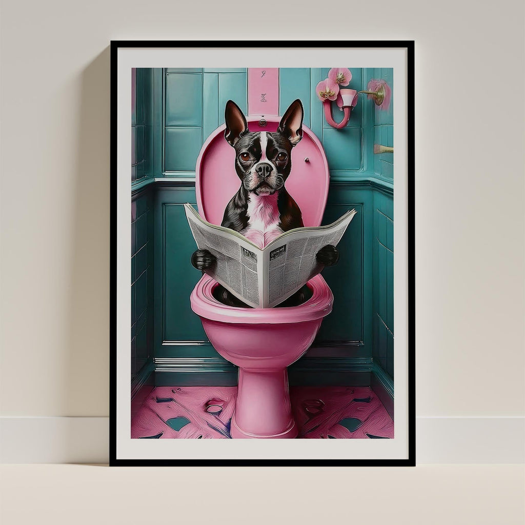 Boston Terrier Toilet Humour Dog Series 5 image 0