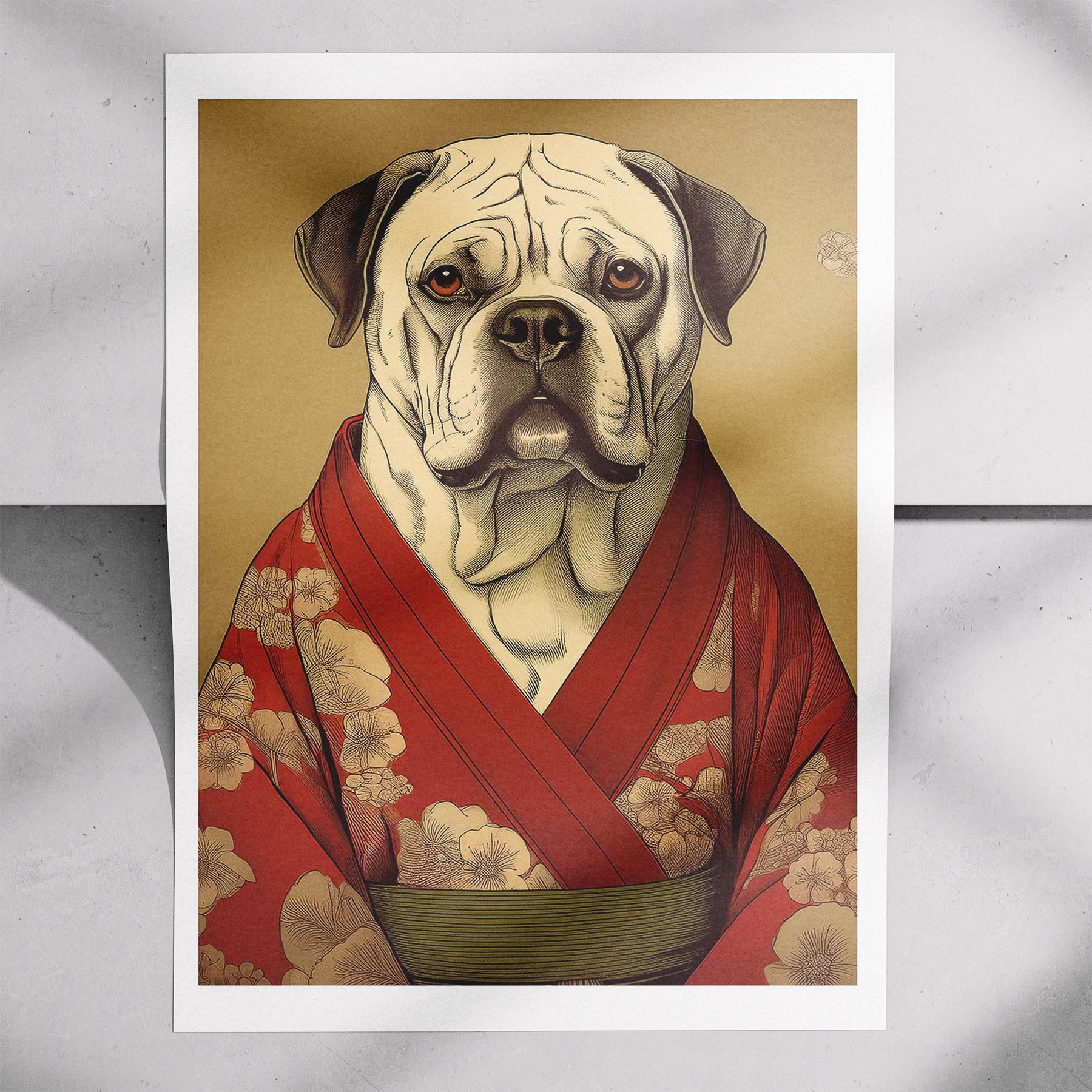 Mastiff Japanse Kimono Dog Series image 7