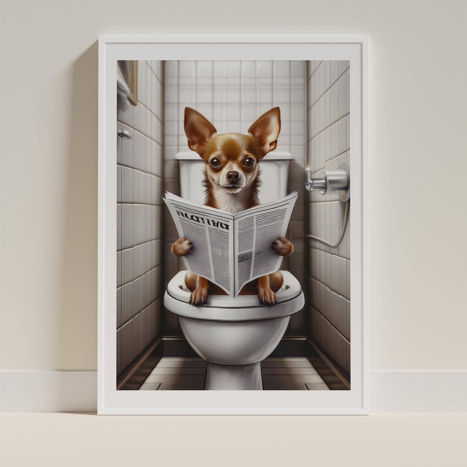 Chihuahua Toilet Humour Dog Series 1 image 9