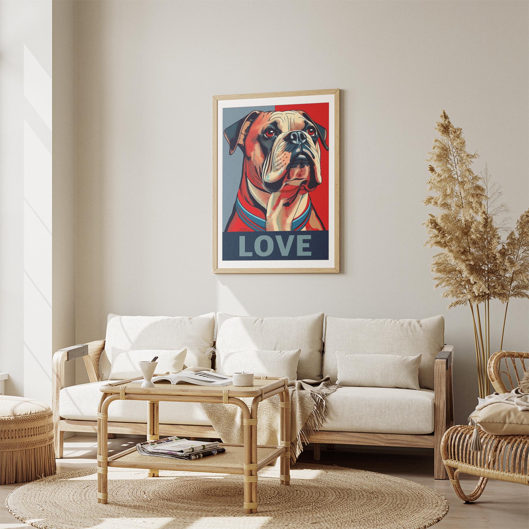 Bulldog LOVE Series Inspired by the Obama Poster image 2