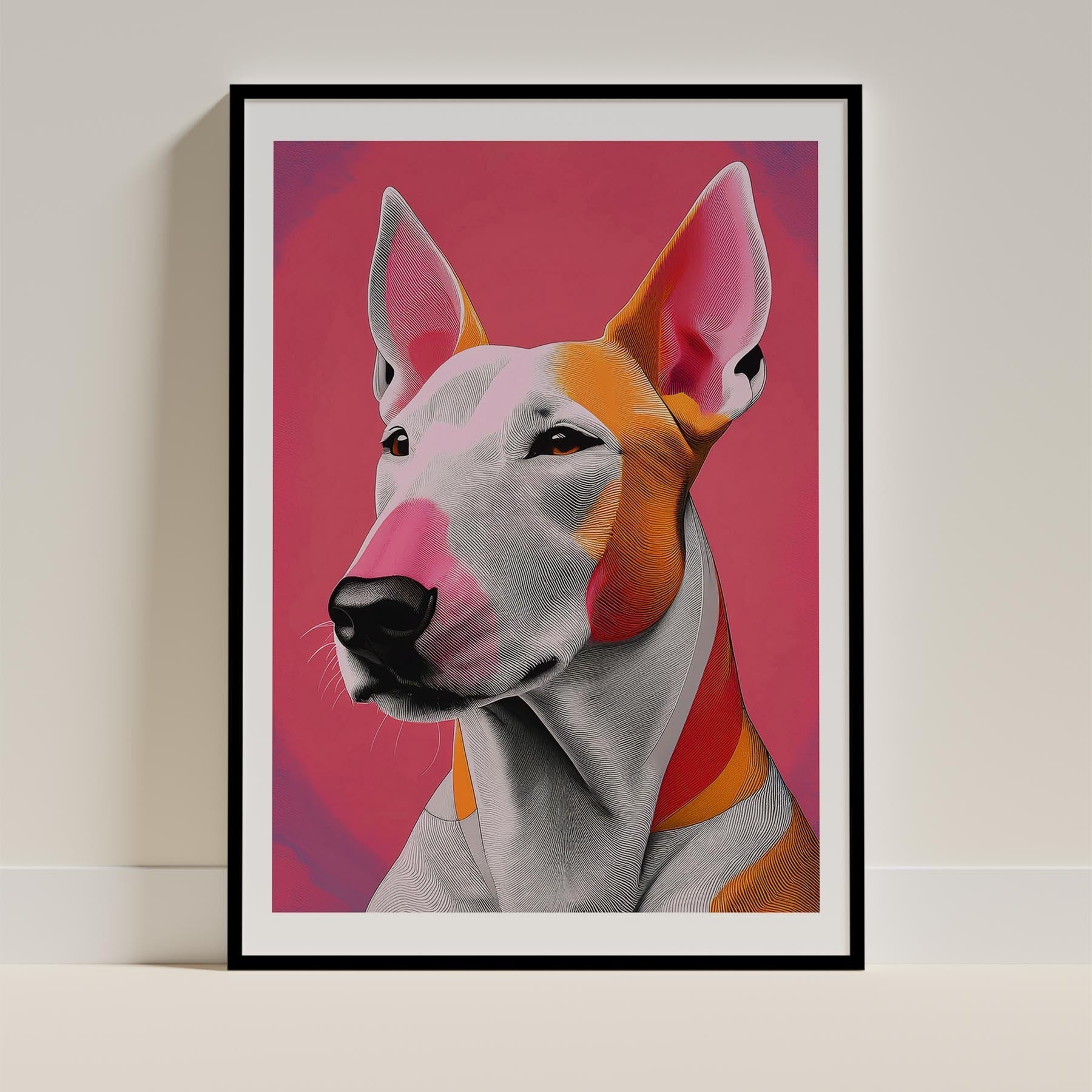 Bull Terrier Modern Pop Dog Series image 0