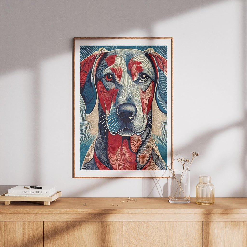 Rhoedesian Ridgeback Hokusai Japanese Inspired Dog Series image 8