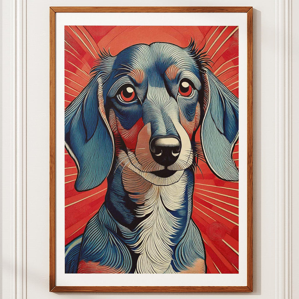 Dachshund Hokusai Japanese Inspired Dog Series 1 image 10