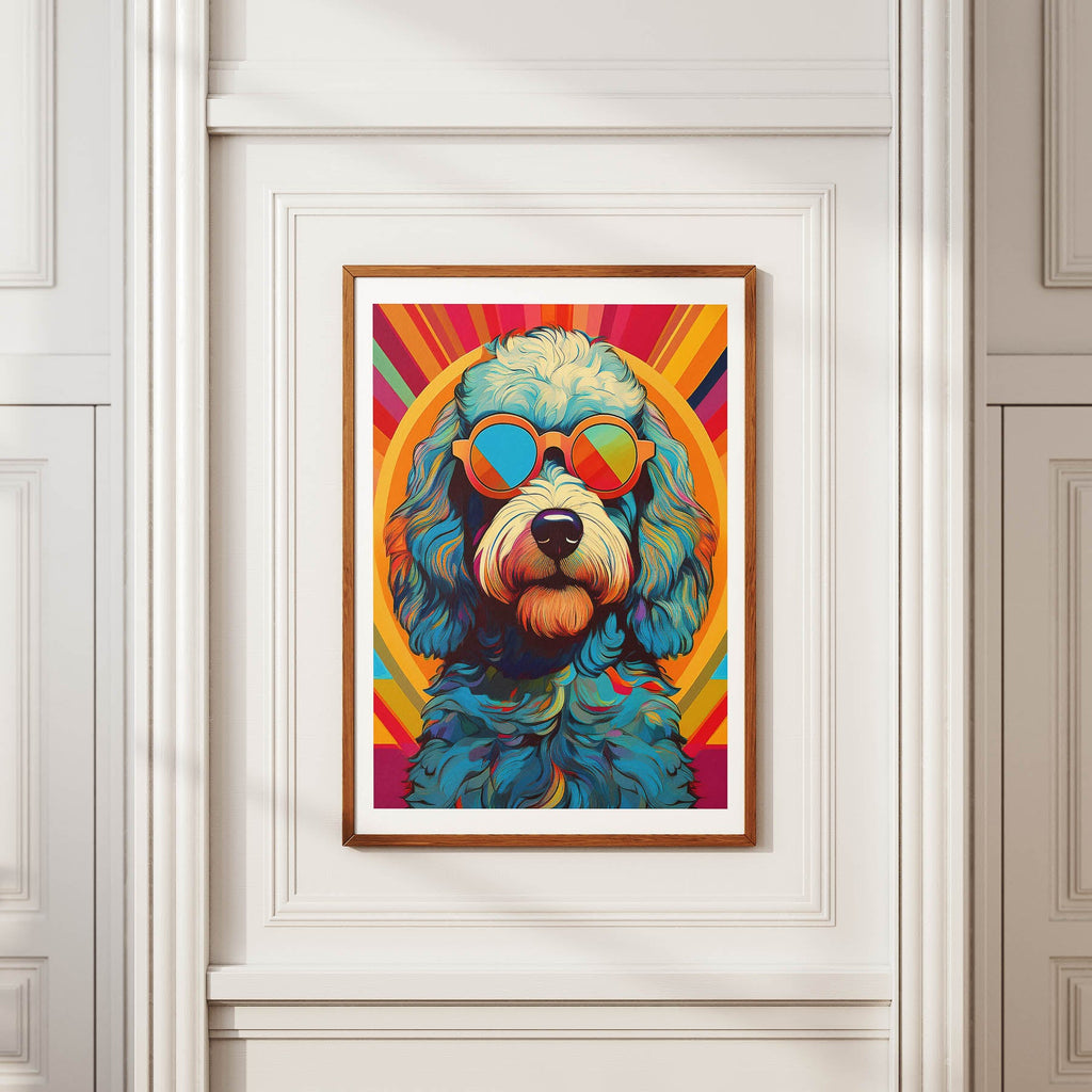 Cavoodle Dog In Colourful Sunnies 6 image 2