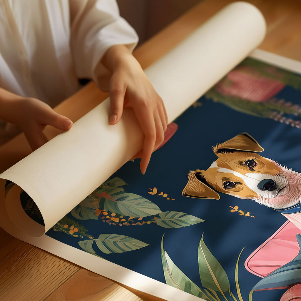 Jack Russell Terrier  Just Lounging Around image 3