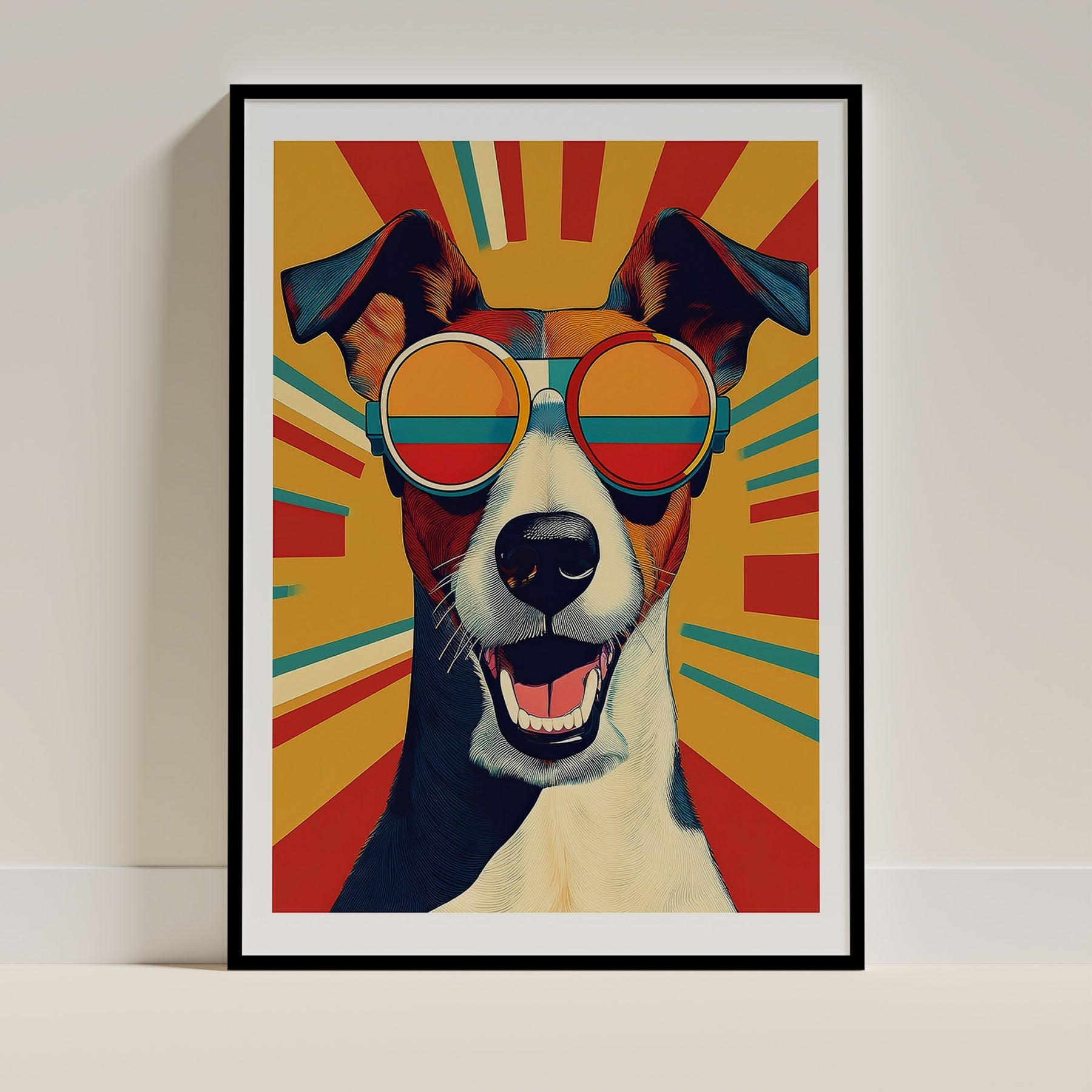 Fox Terrier Dog Art Print Unframed Vol 2 | 10 Unique Designs | Wall Art Gift for Dog Lovers - Image 3 | Dogsy & Co