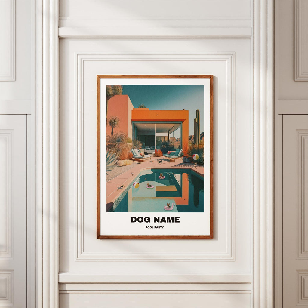 Yorkshire Terrier Custom Pool Party WITH TEXT image 3