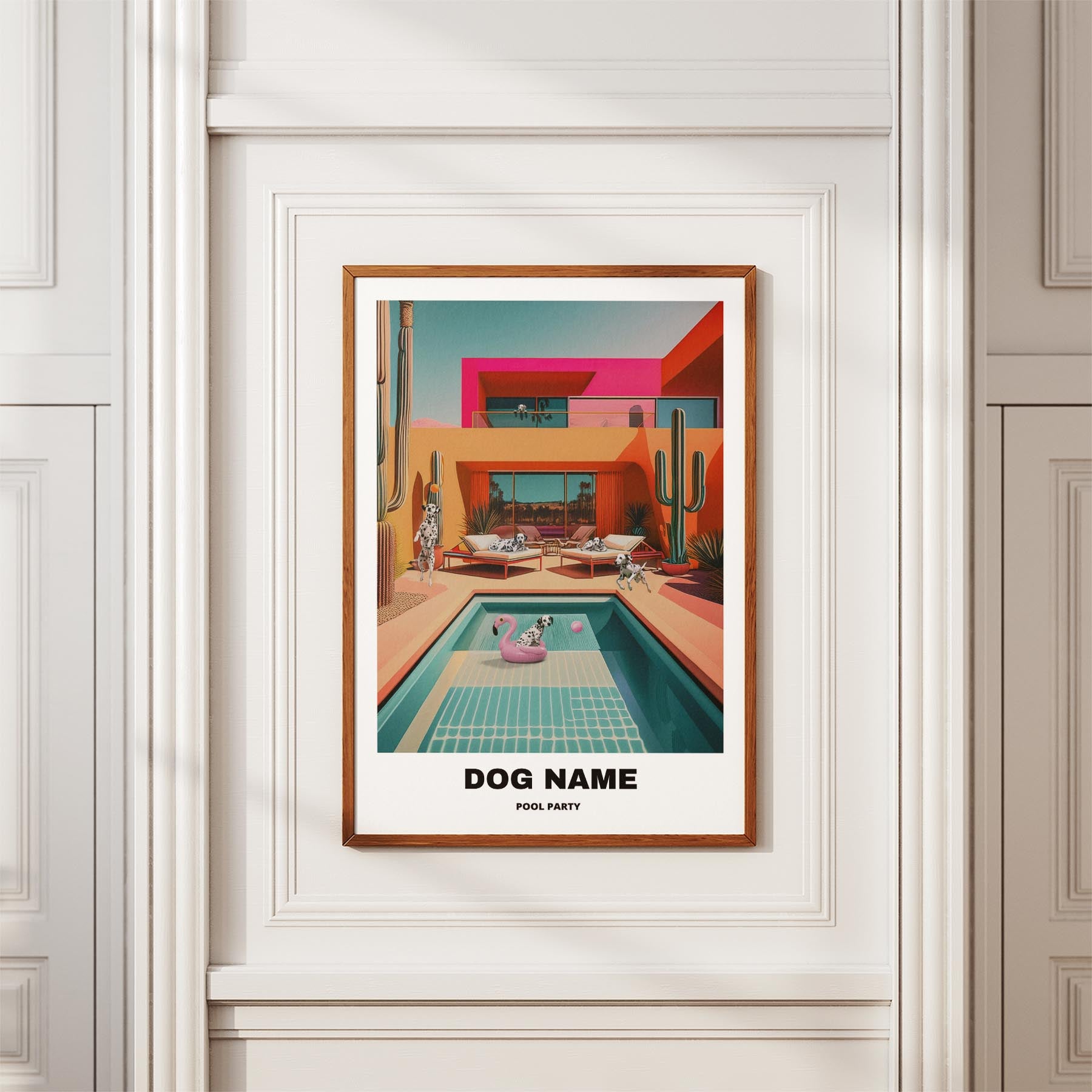 Dalmatian Custom Pool Party WITH TEXT image 3