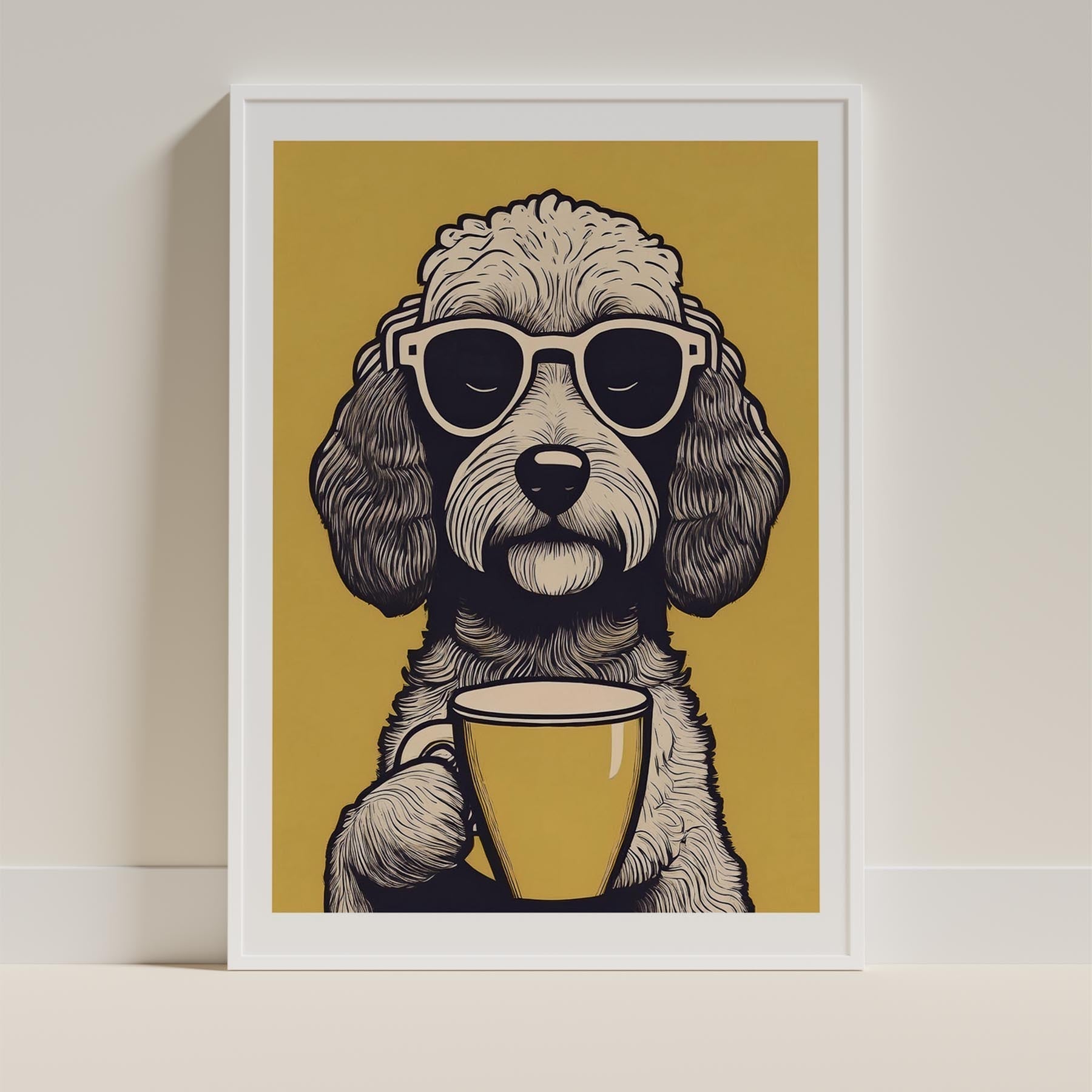 Cavooodle Chillin Coffee Dog image 11