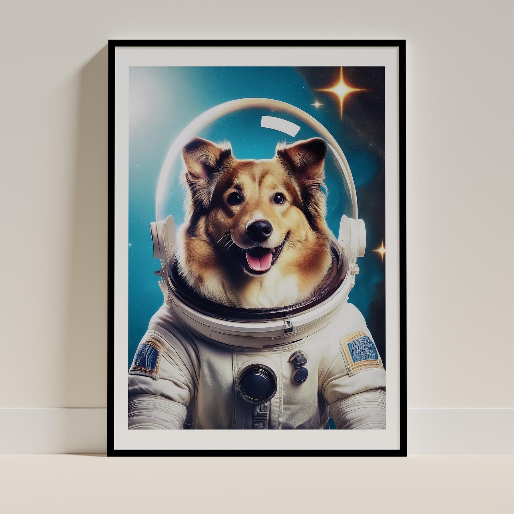 Shetland Sheepdog Astronaut Dog Series image 11