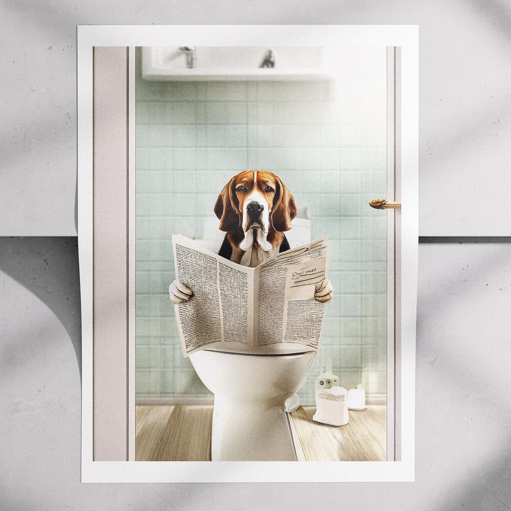 Beagle Toilet Humour Dog Series 1 image 7