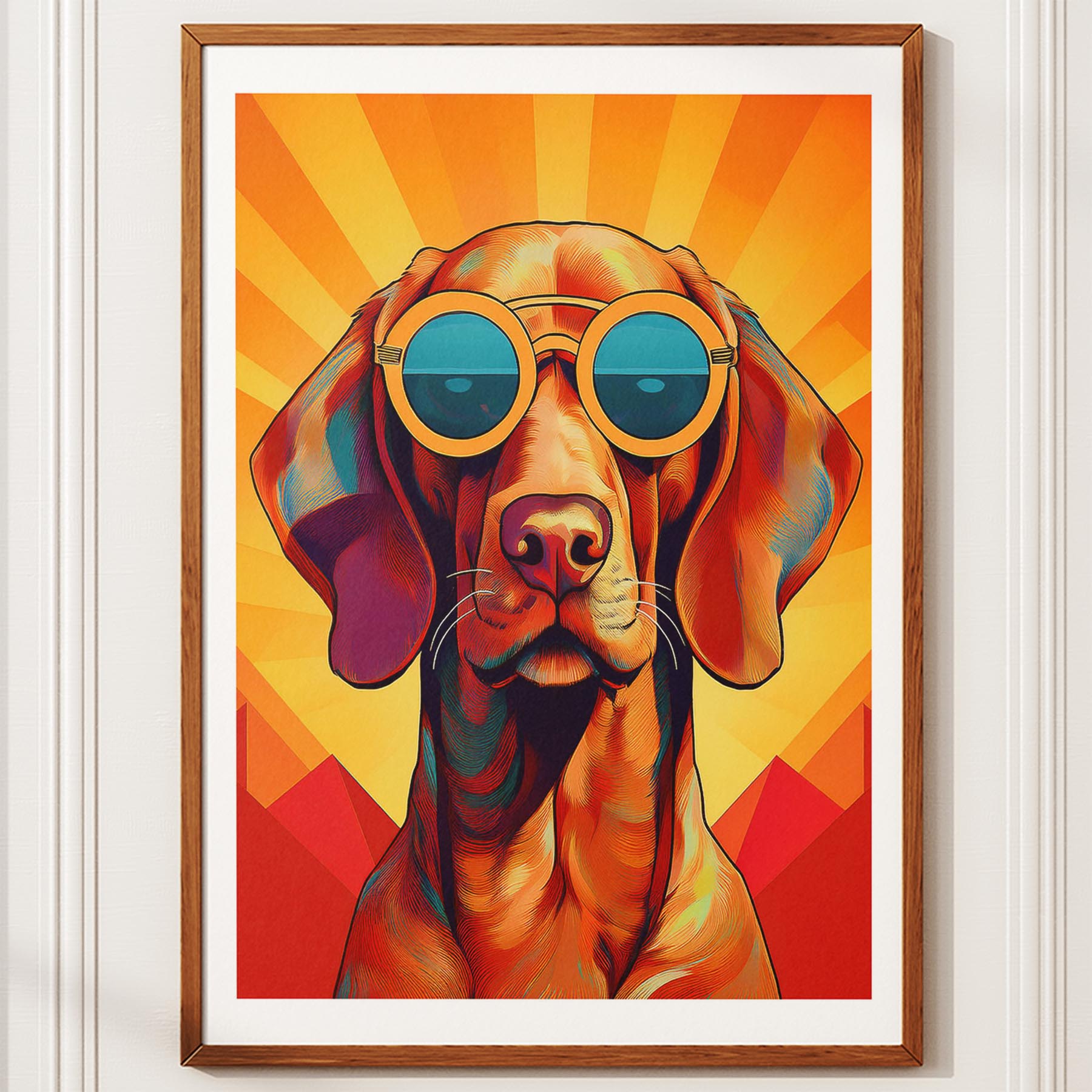 Vizsla In Colourful Sunnies 1 image 10