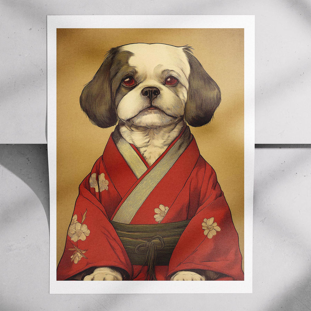Shih Tzu Japanse Kimono Dog Series image 7