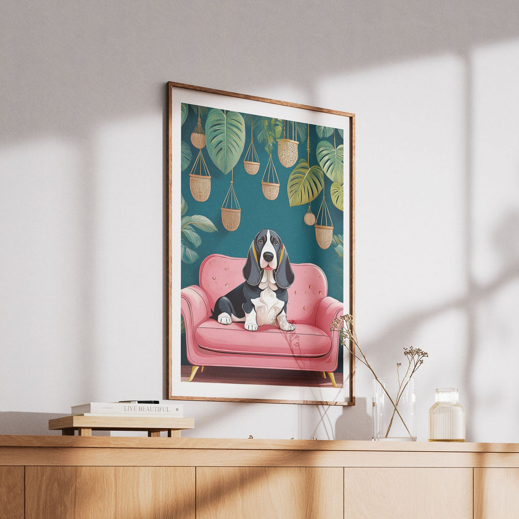 Basset Hound  Just Lounging Around image 6