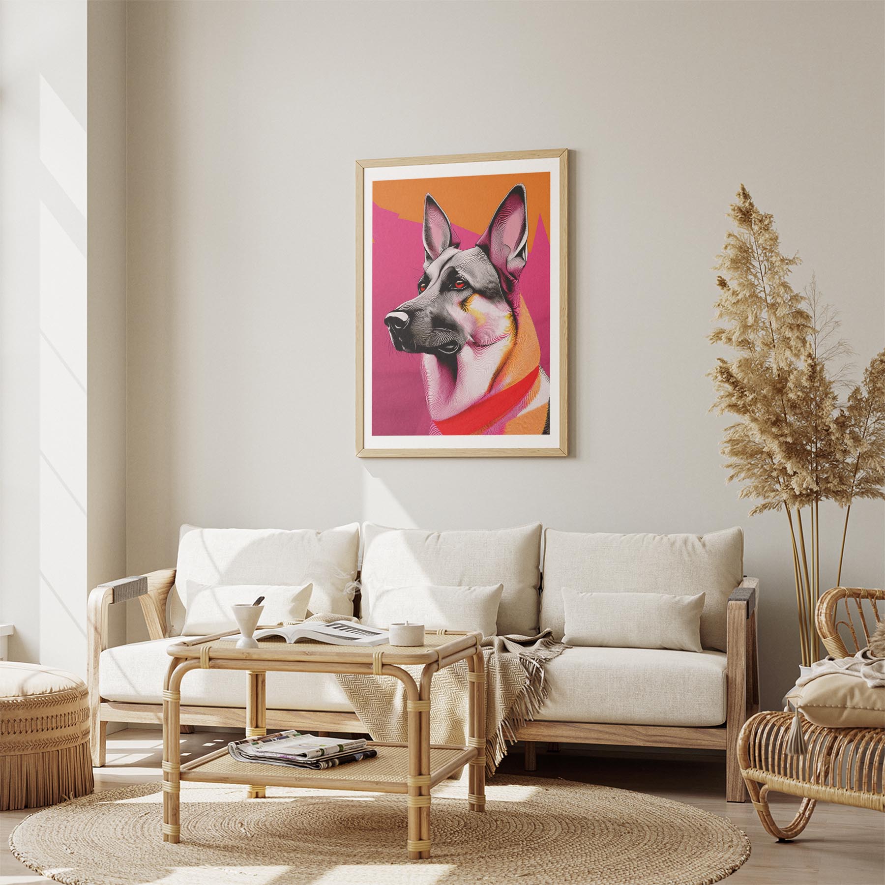 German Shepherd Modern Pop Dog Series image 2