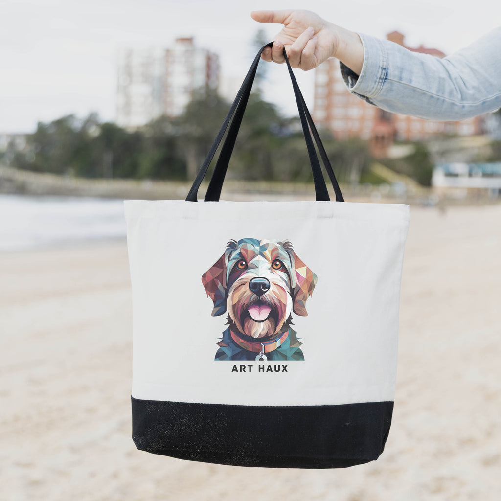 Black Russian Terrier Chic Graphic Art Bag image 1