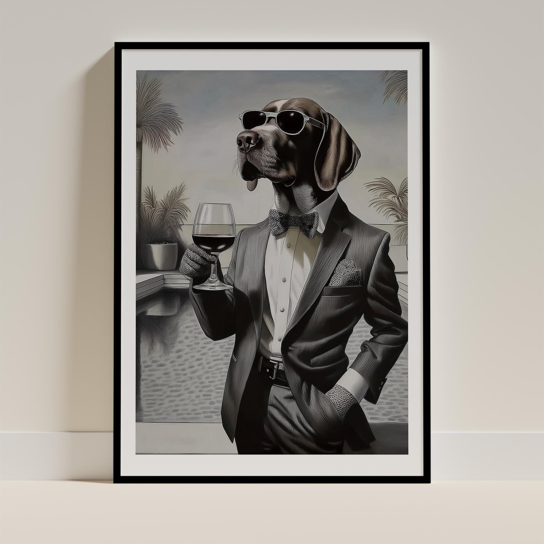 German Shorthaired Pointer Dog Art Print Unframed Vol 1 | 11 Unique Designs | Wall Art Gift for Dog Lovers - Image 4 | Dog...