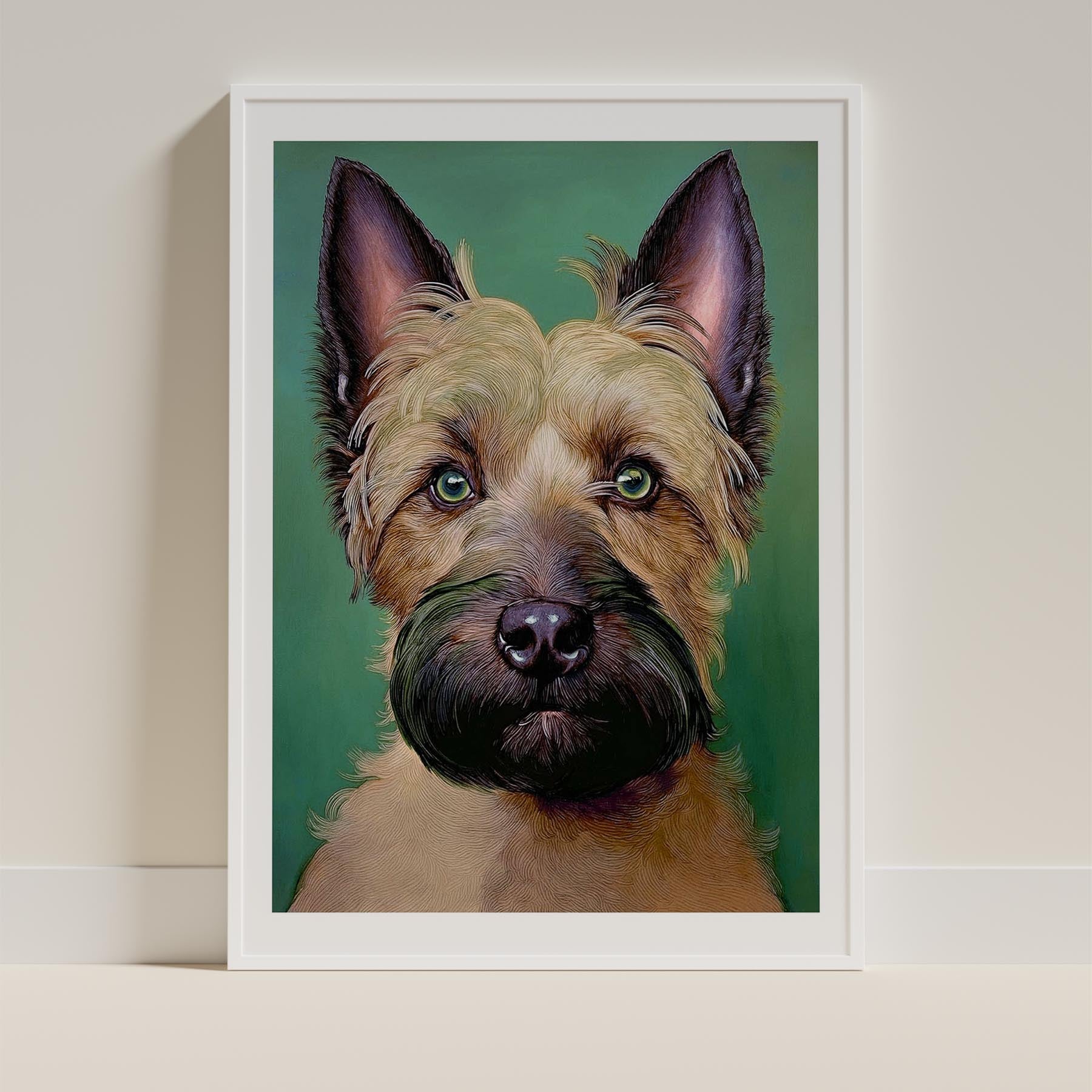 Scottish Terrier Green Painted Series image 9