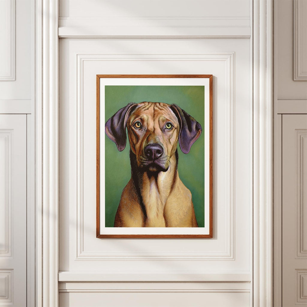 Rhoedesian Ridgeback Green Painted Series image 3