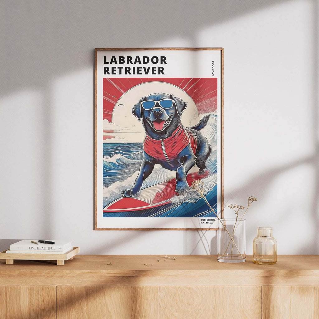 Labrador Retreiver Hokosai Surfer Dogs 3 image 8