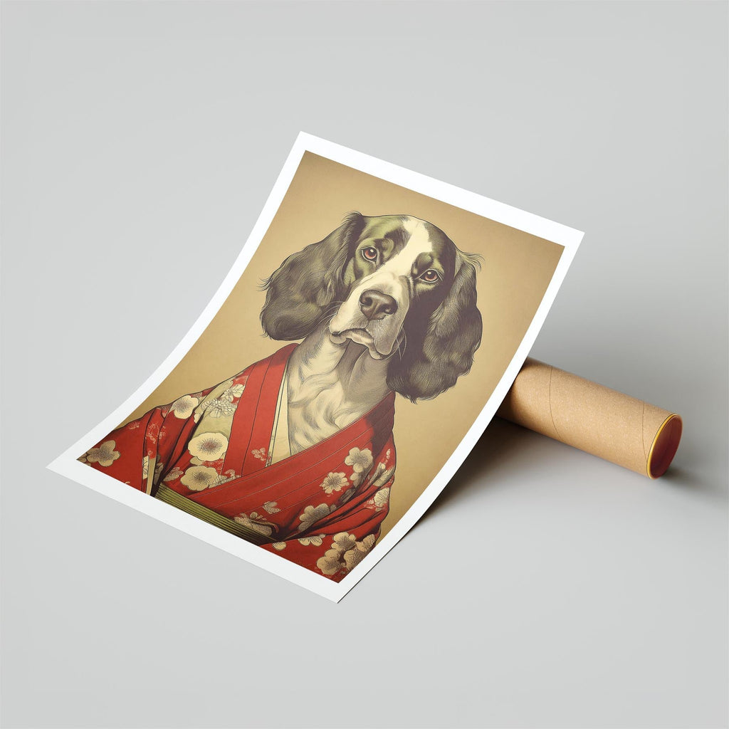 English Springer Spaniel Japanse Kimono Dog Series image 6
