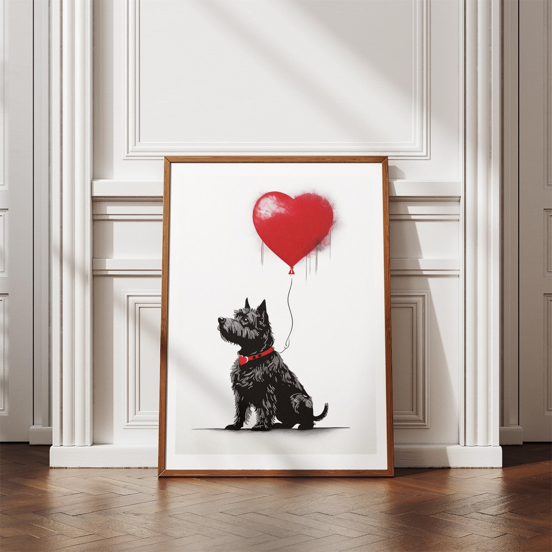 Australian Terrier DOGSY Series inspired by the Art of Banksy image 4