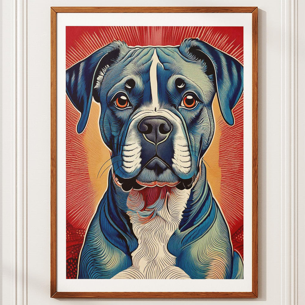 Boxer Hokusai Japanese Inspired Dog Series image 10