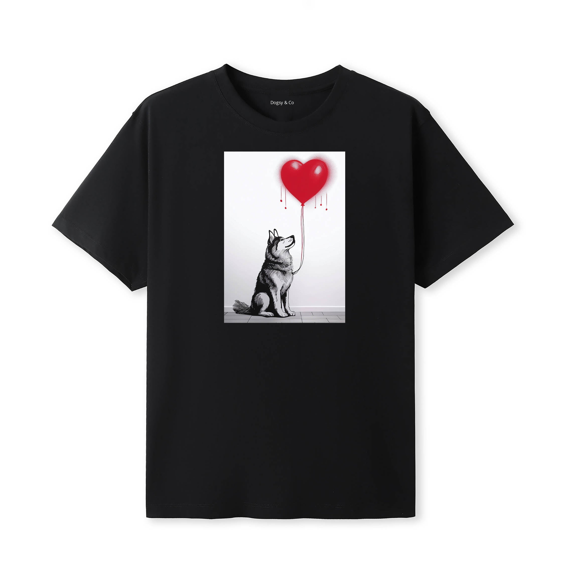 Alaskan Malamute 1 Dogsy T-Shirt Black