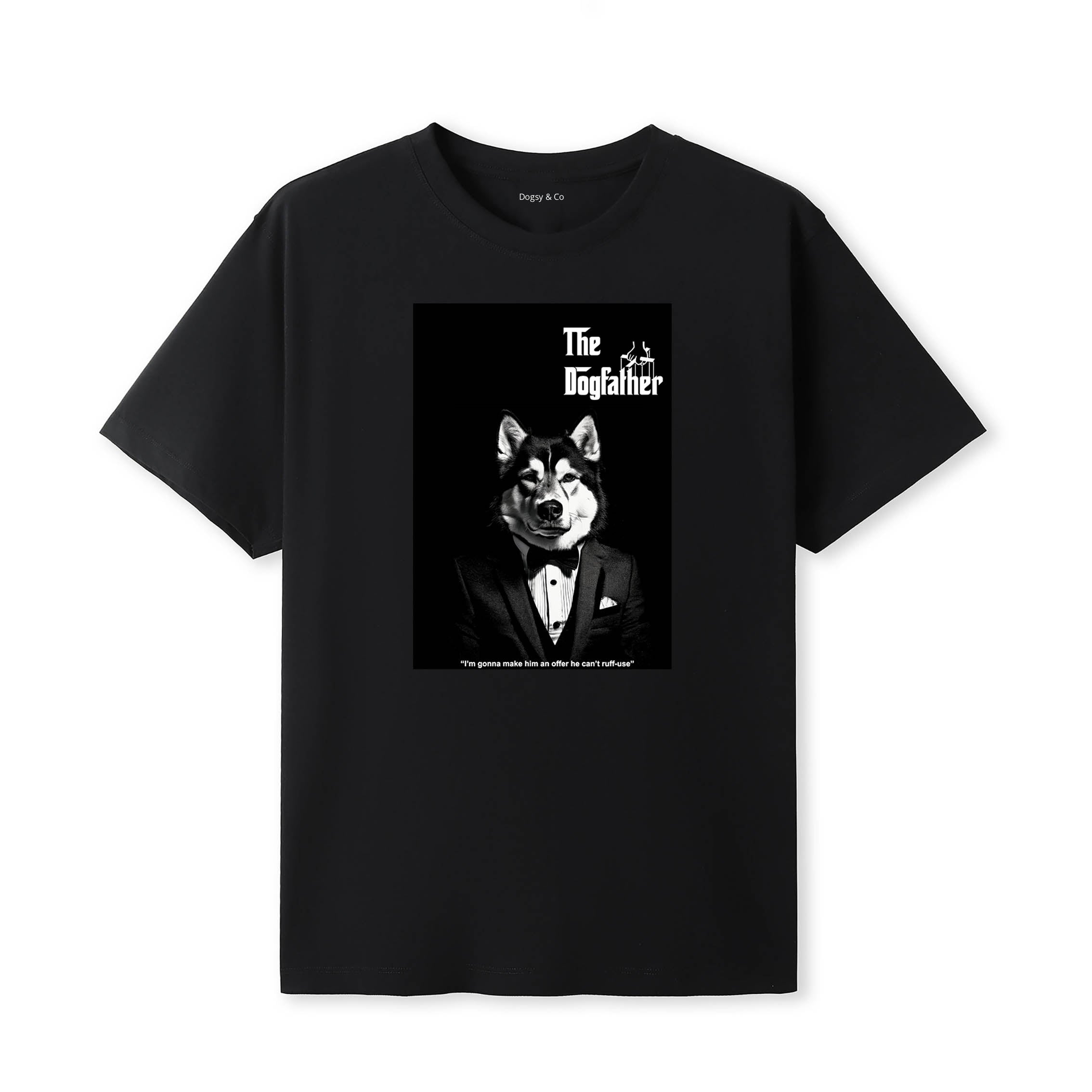 Alaskan Malamute Dogfather T-Shirt Artwork