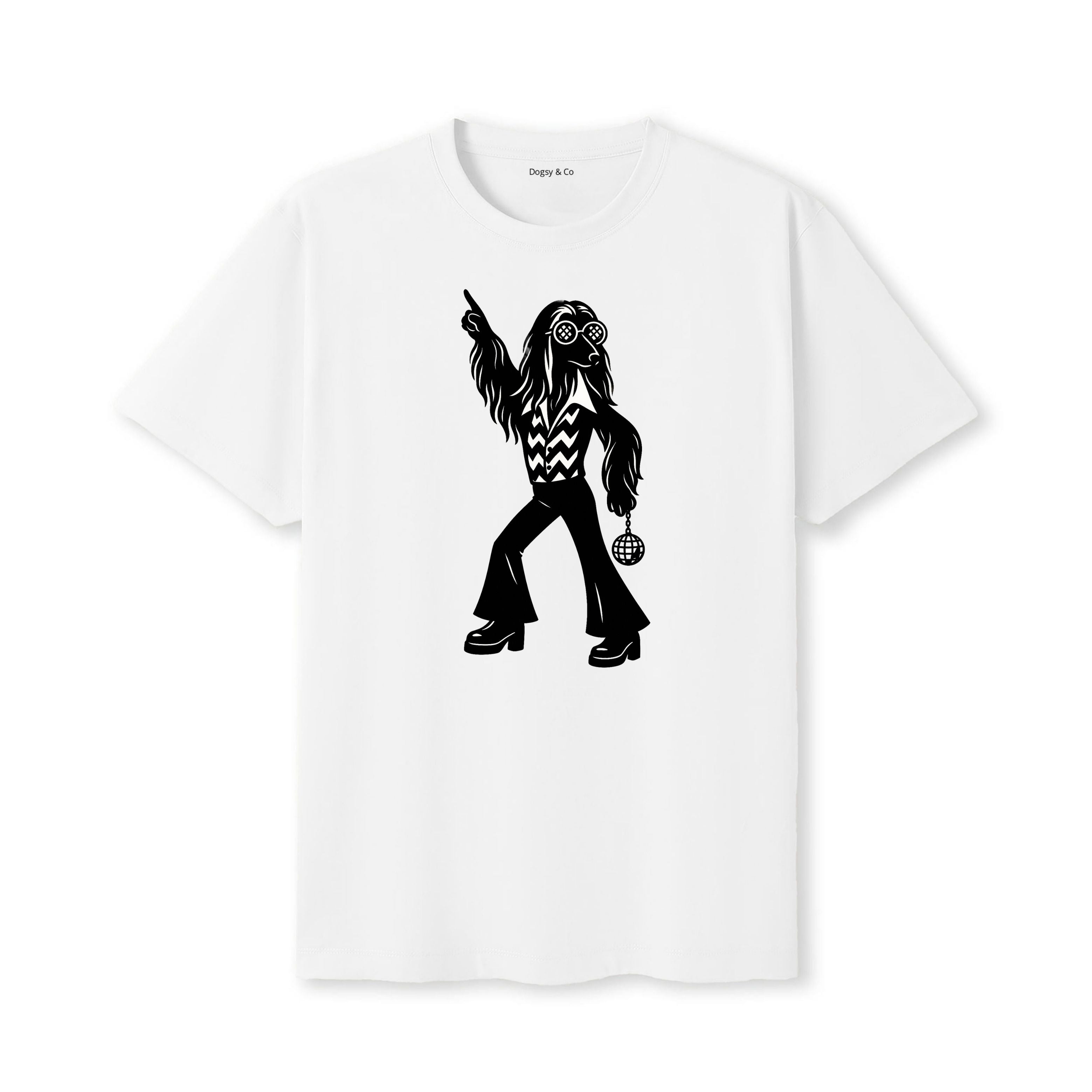 Afghan Disco Doggo T-Shirt - alternate view