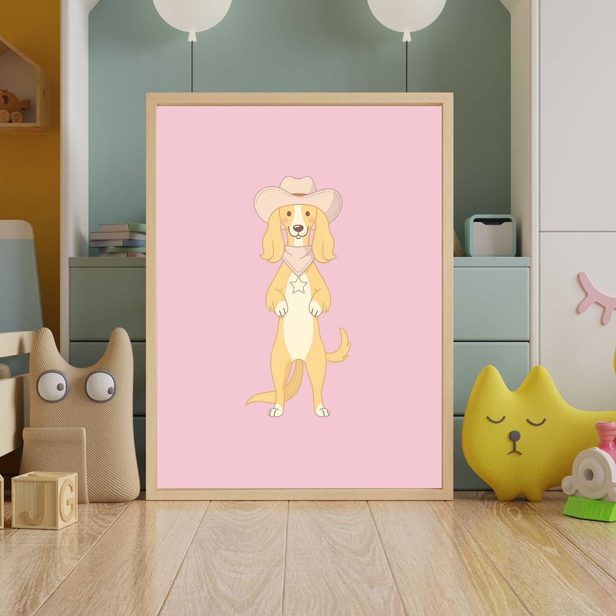 Afghan Hound Kids Nursery Wall Art Print Bundle — 22 Dog Costume Designs, 5 Colours, 6 Print Sizes | Digital Download