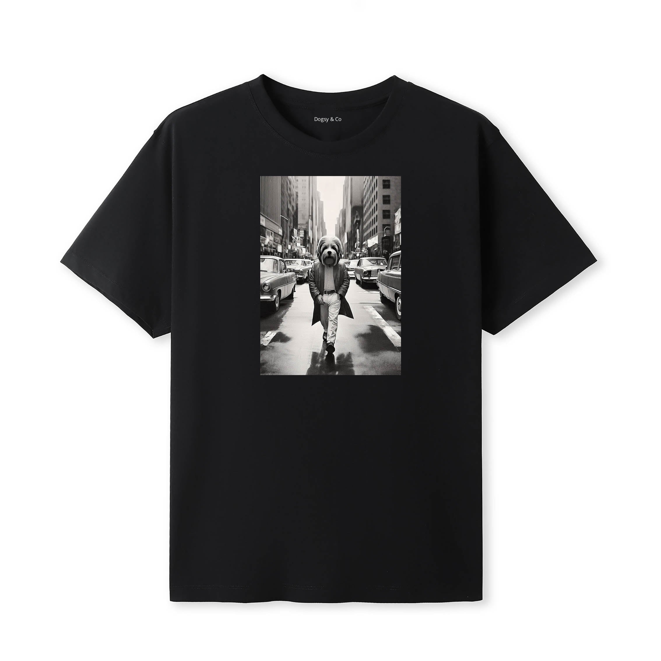 Afghan Dogsy Dean T-Shirt Black