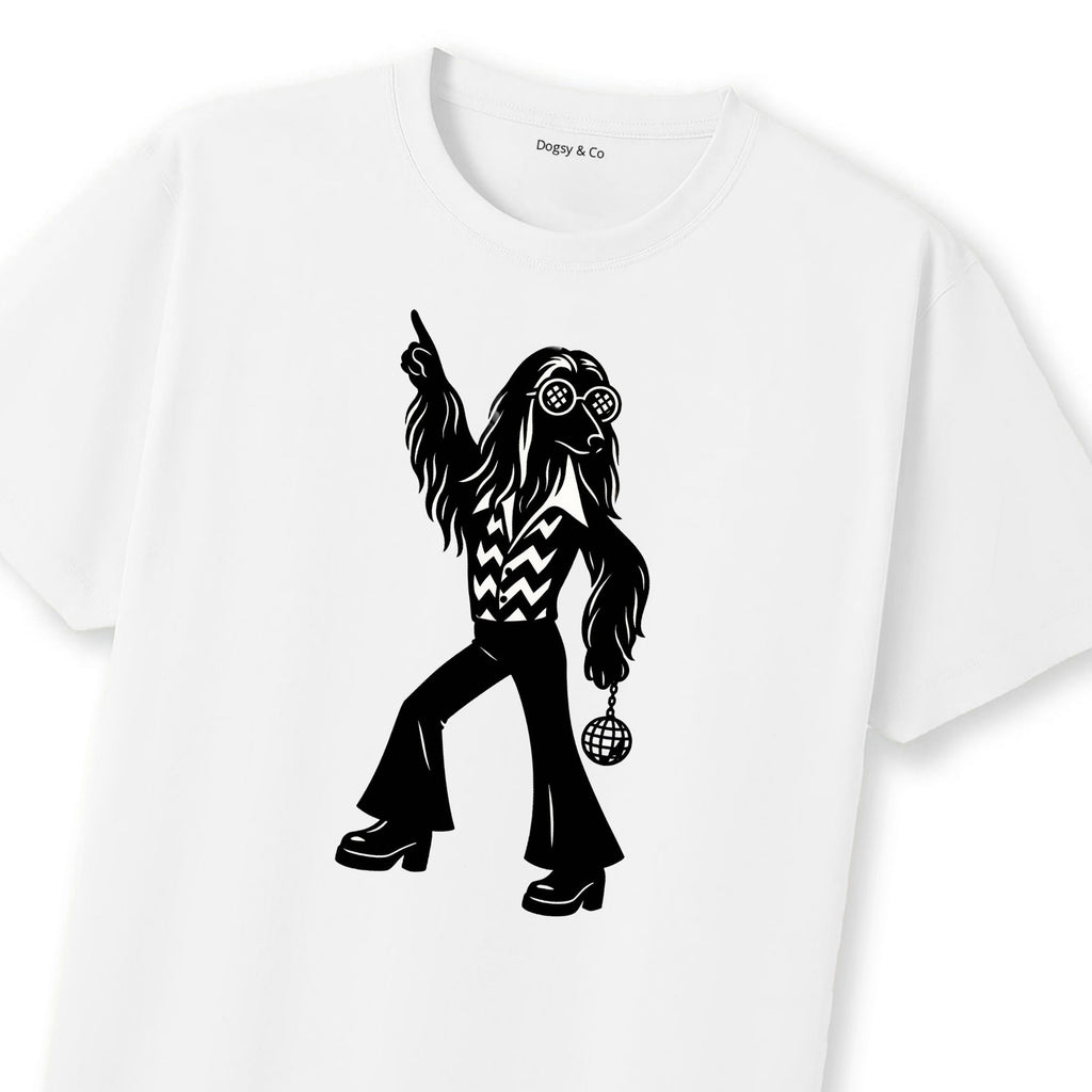 Afghan Disco Doggo T-Shirt | Dogsy & Co